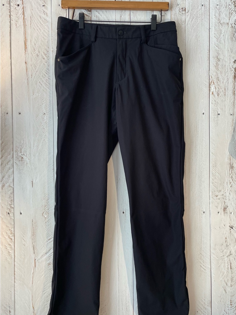 Lululemon Ulitexh ABC Pants Men’s Black Performance Stretch 5 Pocket 30x30